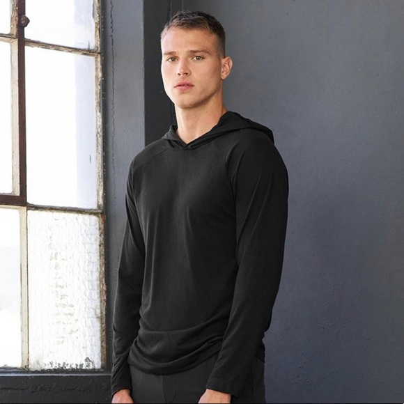 ALO Yoga Shirts Alo Yoga Mens Code Hooded Runner Hoodie Xl Poshmark
